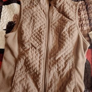 Womens Columbia Vest-Brown